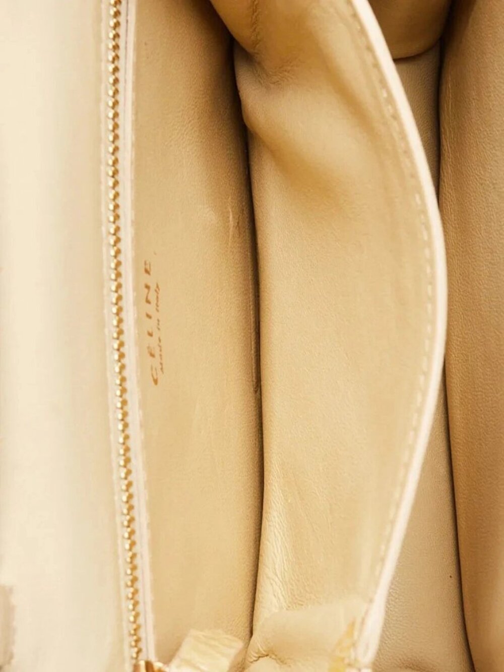 Celine Beige Python Mini Box Bag - Picture 9 of 11